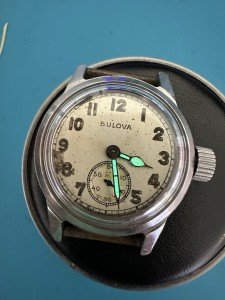 Bulova 1917-H Military Korean War Era Watch