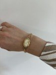 Dainty Gold Vintage Oval Watch for Her
