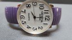 Vintage Purple Geneva Quartz Wrist Watch