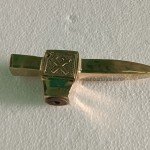 Antique Solid Brass Handle for Walking Cane