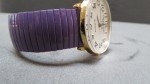 Vintage Purple Geneva Quartz Wrist Watch