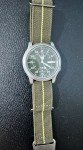 Men's SEIKO 5 Automatic Green Canvas Watch