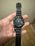 Seiko 5 Sports Men's Black Vintage Watch