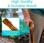 Vintage Wooden Walking Stick Cane - 36 Inch