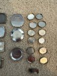Vintage Watch Case Parts Lot: Bulova, Wittnauer, Omega