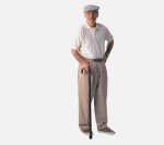Walnut Finish Solid Wood Walking Cane for All