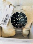 Seiko 5 Automatic Watch - Black Dial, Bracelet