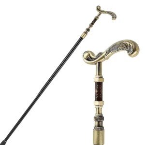 Luxury Vintage Men's Walking Cane - 90 cm