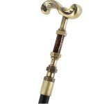 Luxury Vintage Men's Walking Cane - 90 cm