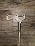 Vintage Lucite Cane Walking Stick with Removable Head