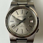 Vintage Swiss Stainless Steel Ronda Men's Watch