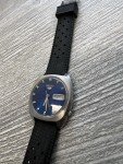 Vintage Seiko 5 Men's Watch with Blue Dial