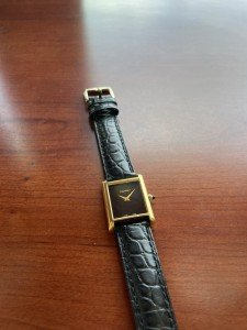 Vintage Cartier Tank 18k Gold Electroplated Watch