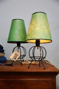 Mid-Century Green Shade Desk Lamp by Hamilton