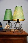 Mid-Century Green Shade Desk Lamp by Hamilton
