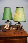 Mid-Century Green Shade Desk Lamp by Hamilton
