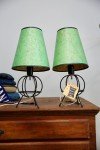 Mid-Century Green Shade Desk Lamp by Hamilton