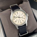 Men's Vintage Bulova Hack Watch – Ivory & Black