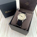 Men's Vintage Bulova Hack Watch – Ivory & Black