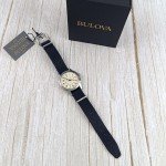 Men's Vintage Bulova Hack Watch – Ivory & Black