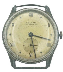 Vintage Swiss Selton Antimagnetic Manual Wind Watch