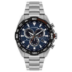 Citizen Eco-Drive Vintage Silver Perpetual Calendar Watch