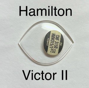 1960s Hamilton Electric Victor II Watch Crystal