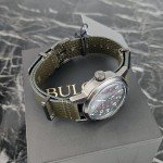 Bulova Men's Hack Automatic Green Leather Watch