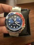 Seiko 5 Vintage Blue Men's Sports Watch