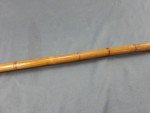 Vintage Bamboo Crook Handle Walking Stick Cane