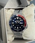 Seiko 5 Automatic Blue Pepsi Bezel Watch