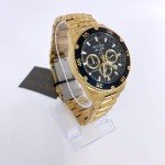 Vintage Bulova Gold/Black Marine Star Chronograph Watch