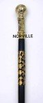 Elegant Wooden Walking Cane - Vintage Handmade Style