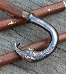 Victorian Brass Handle Wooden Walking Cane
