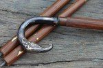 Victorian Brass Handle Wooden Walking Cane