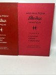 1958 Hamilton Electric Watch First Edition Manual