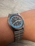 Seiko 5 Sports Men's Watch - Blue/Red Dial