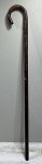 Vintage 36” Dark Brown Wooden Walking Cane
