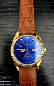 Vintage Citizen Eagle 7 Men's Automatic Leather Watch