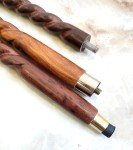 Victorian Style Antique Brass Dragon Handle Cane