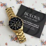 Bulova Marine Star Black Dial Men's Watch