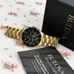Bulova Marine Star Black Dial Men's Watch