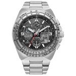 Citizen Eco-Drive Silver Chronograph Watch for Men
