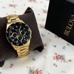 Bulova Marine Star Black Dial Men's Watch