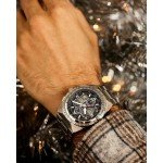 Citizen Eco-Drive Silver Chronograph Watch for Men