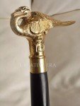 Victorian Black Wood Walking Stick Cane Gift