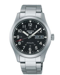 Seiko 5 Sports Automatic Black Bracelet Watch