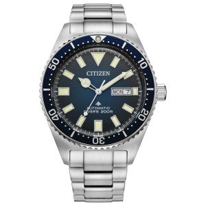 Citizen Men's Silver Stainless Steel Vintage Watch