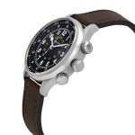 Bulova A-15 Black Dial Leather Pilot Watch