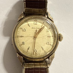 1957 Vintage Bulova Men’s Wind-Up Military Watch